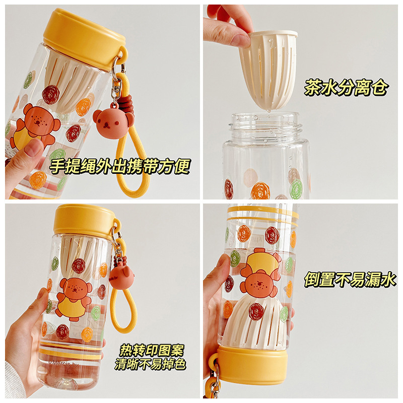 Authentic Miffy portable handle cup for going out, heat-resistant tea and water separation cup for summer office workers, high appearance level for girls Application Scenario