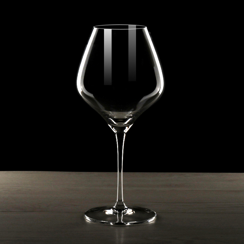 Handcrafted crystal glass champagne glass, highball glass, foreign wine glass, red wine glass, single gift box, foamed Burgundy glass details Picture