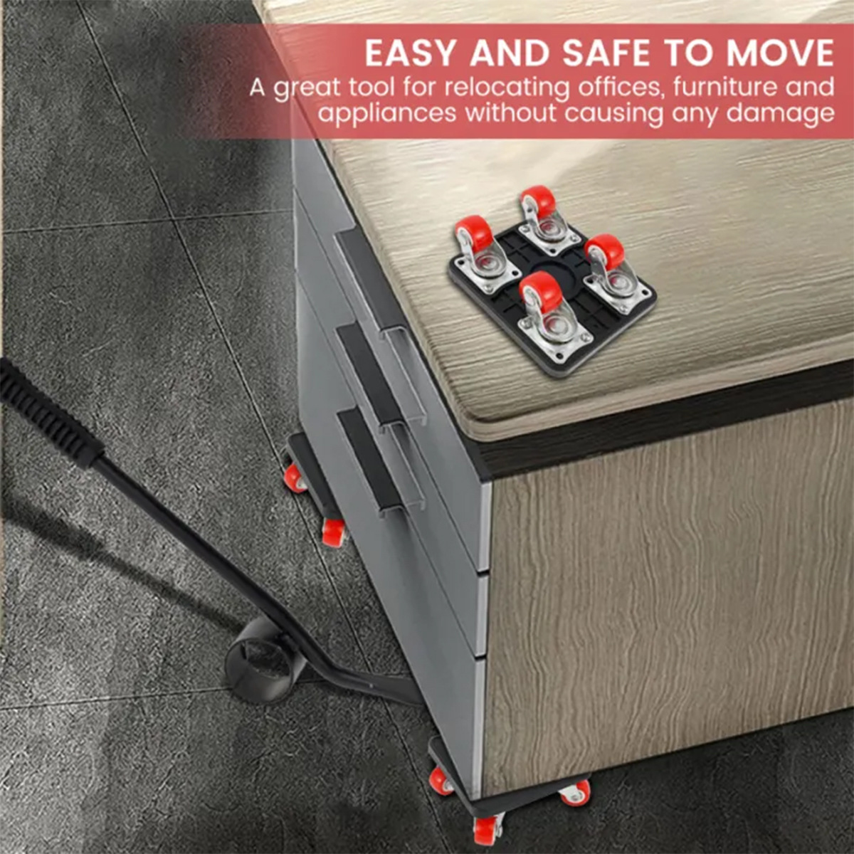 New cross-border moving tools, swivel wheel furniture moving tools, heavy object moving tools Application Scenario