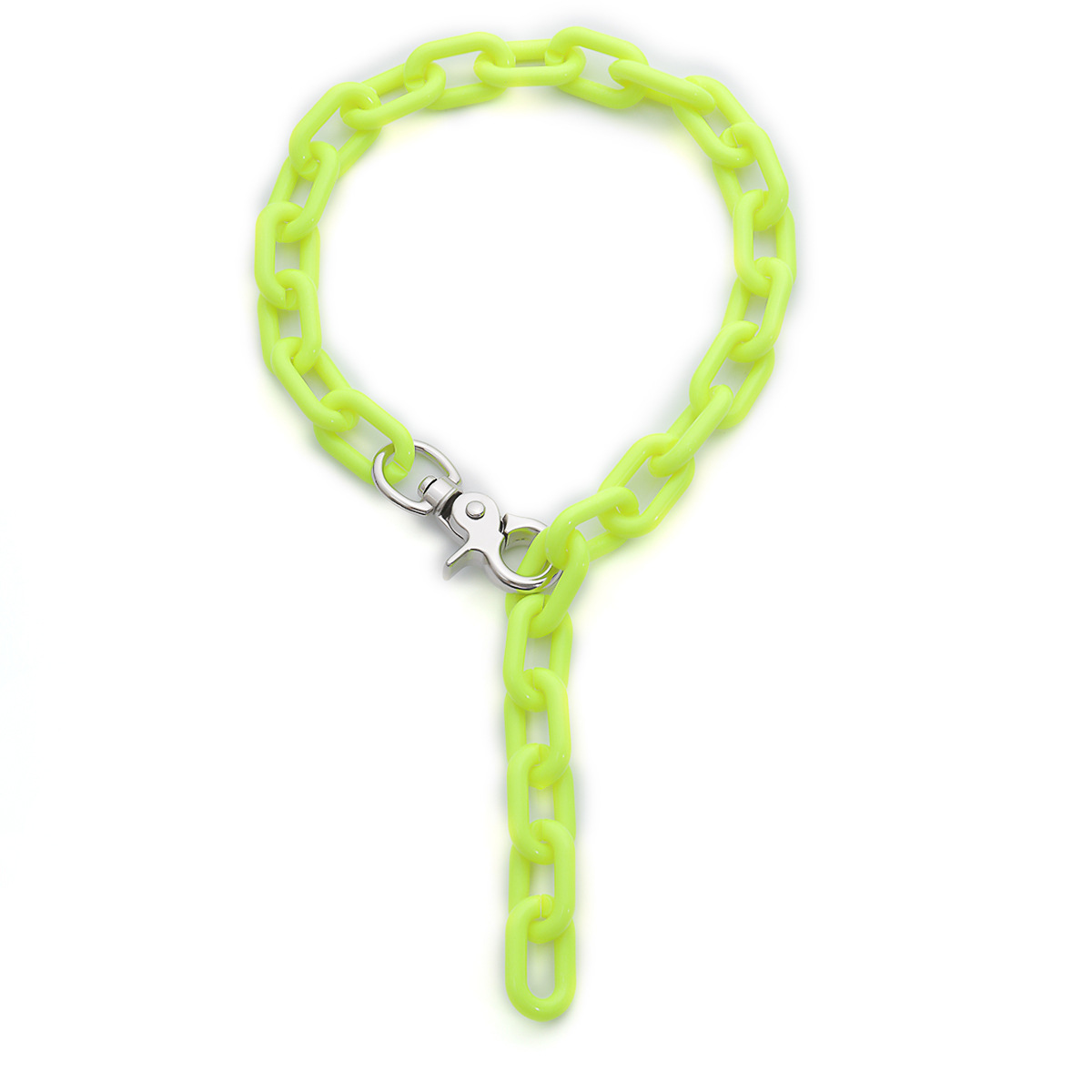 European and American cross-border accessories, personalized tassel adjustable necklaces, women's hip-hop trendy keychains, exaggerated chain necklaces Item Picture