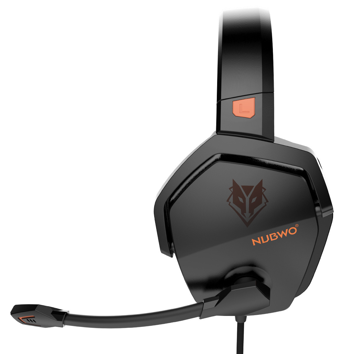 NUBWO/ Wolf Bowang N16 over-ear gaming headphones, wired headset, computer microphone Specification drawing