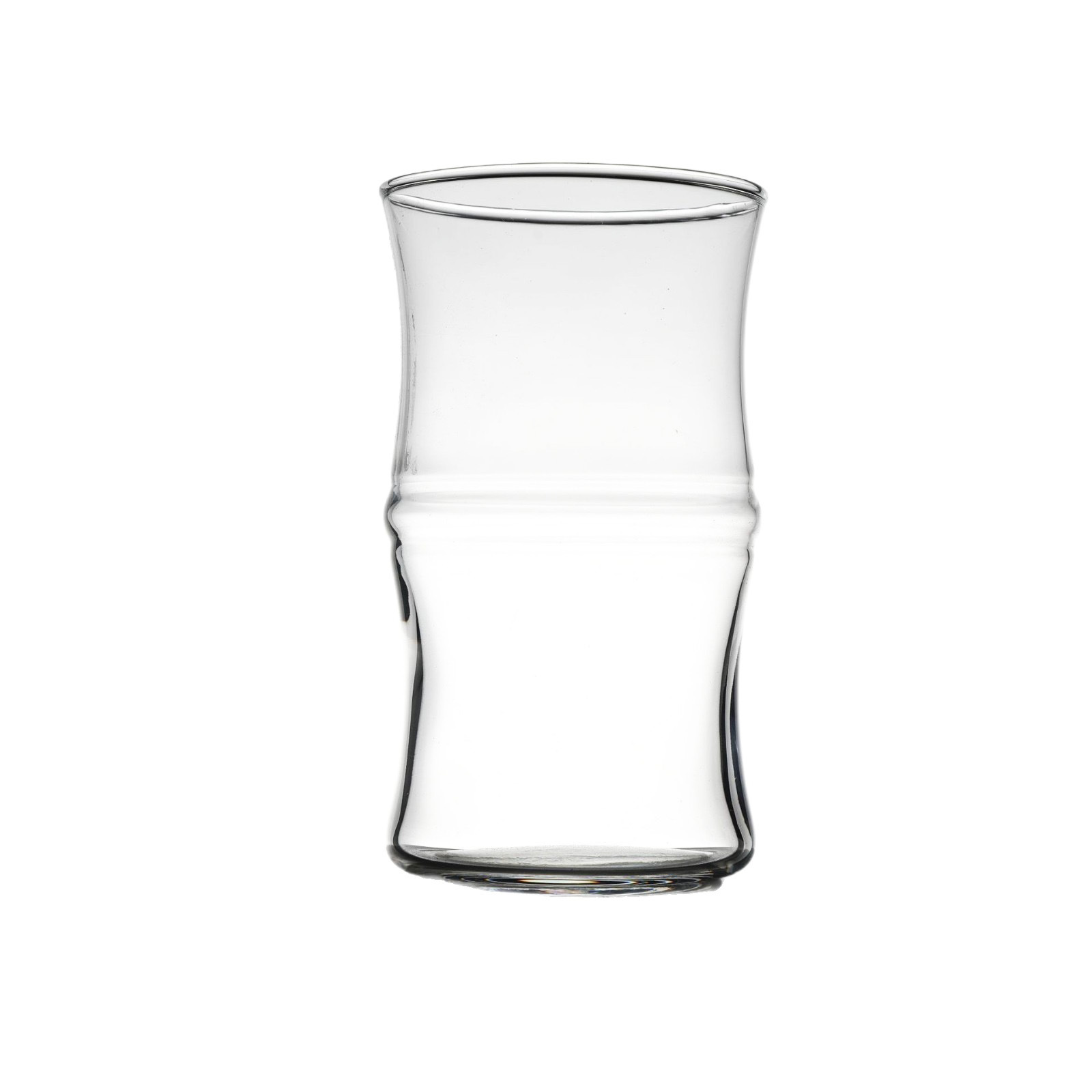 High boron cup, simple office home bamboo joint cup, drinking cup, coffee cup, transparent glass, milk juice, printed logo Item Picture