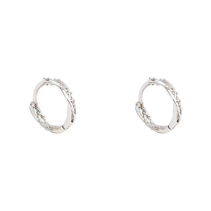 925 Thorny Ear Stud Women's Summer Ear Ring Earrings 2025 New Trendy ear Stud Women's Niche Design Versatile earrings Item Picture