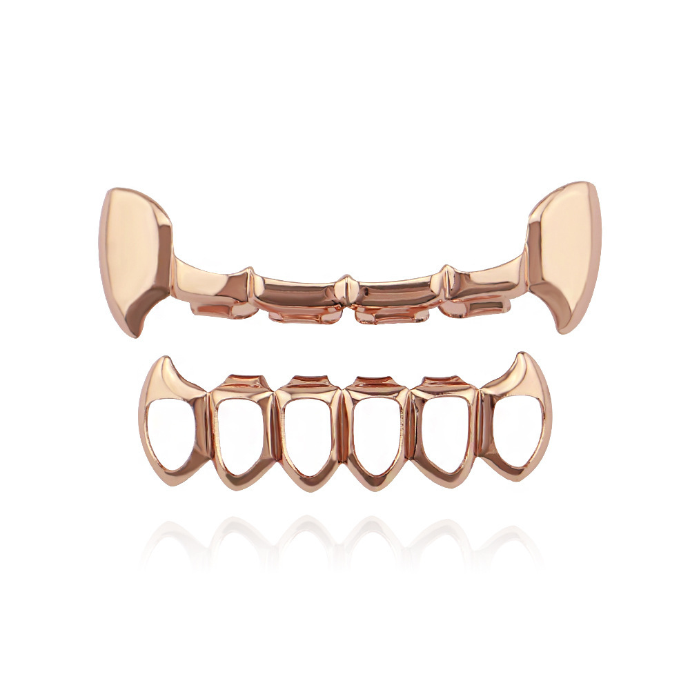 Amazon AliExpress's Little Tiger teeth and sharp teeth are selling Halloween grills Halloween hip-hop teeth and trendy braces Specification drawing