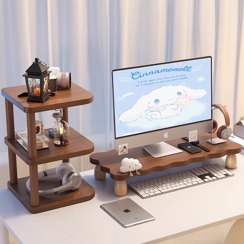 Desktop computer height-increasing stand, monitor height-increasing stand, desktop keyboard bracket, display screen height-increasing base, desktop stand full figure