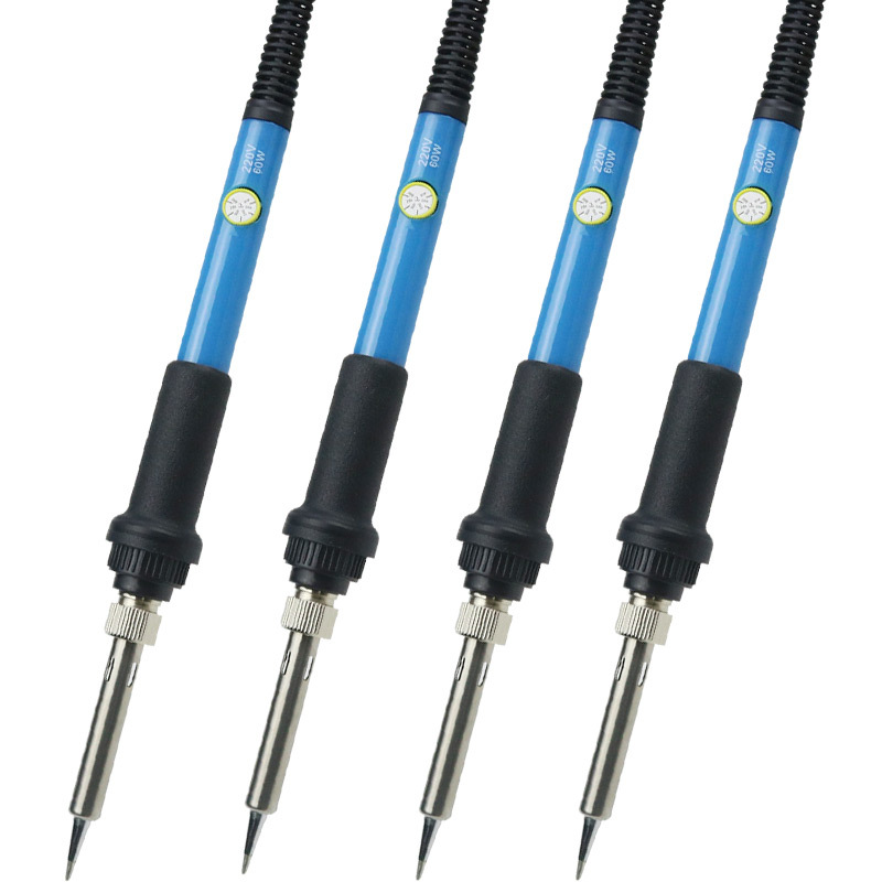 Cross-border carefully selected small-temperature adjustable soldering iron, internal heating constant-temperature soldering iron set, 220V Chinese, European and American standard soldering pen manufacturer Item Picture