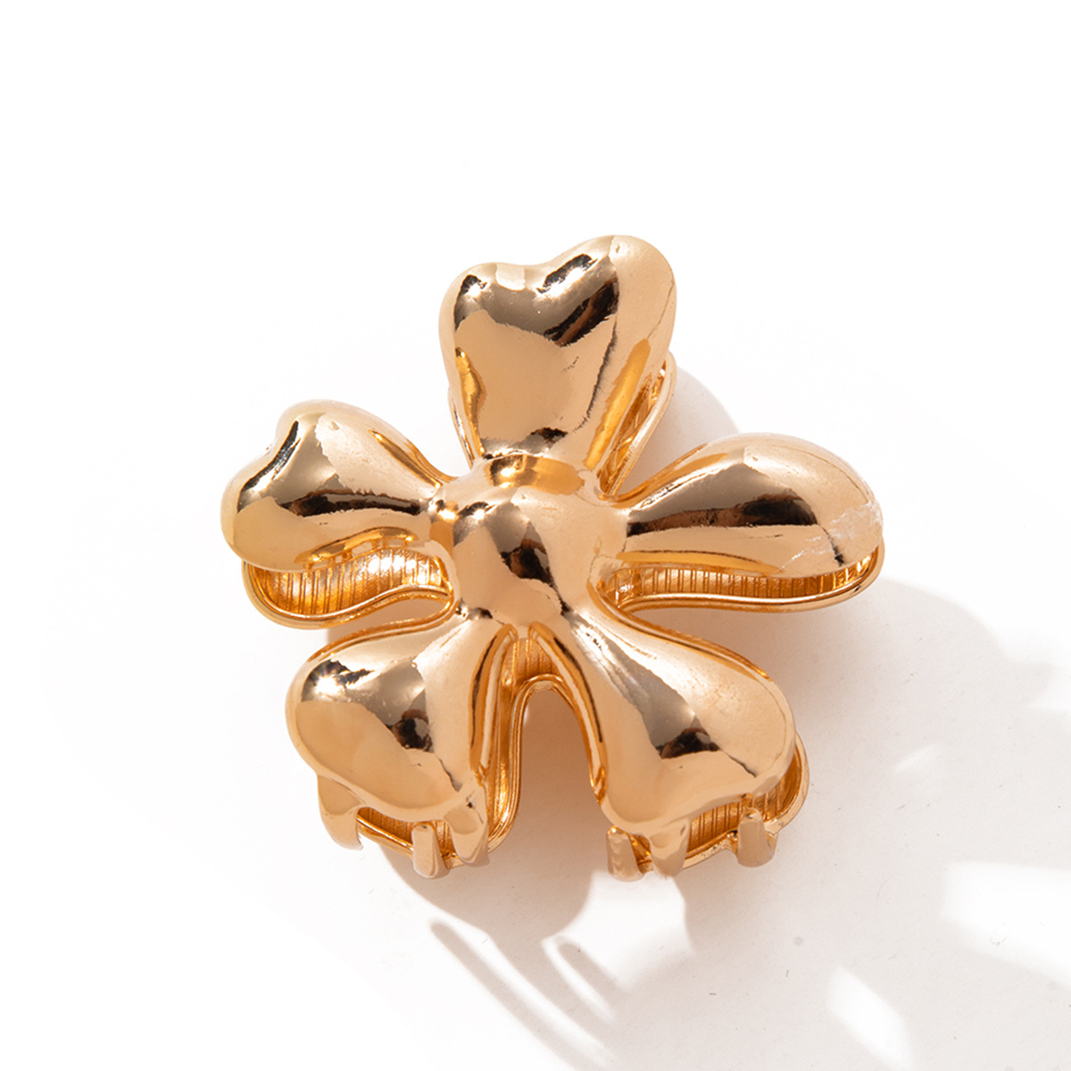 Cross-border bestseller European and American style hair accessory, elegant lady's head accessory at the back of the head, high color retention alloy flower bun hair clip Item Picture