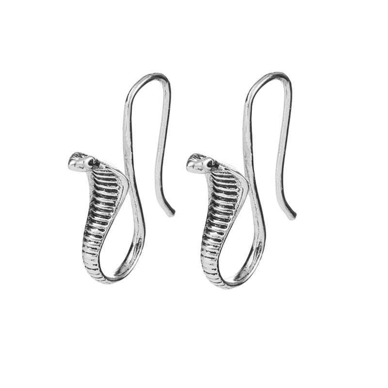 The new retro snake-shaped personalized earrings from INS, a fashionable and simple earpiece for women in Europe and America, have become a cross-border bestseller on Amazon Item Picture