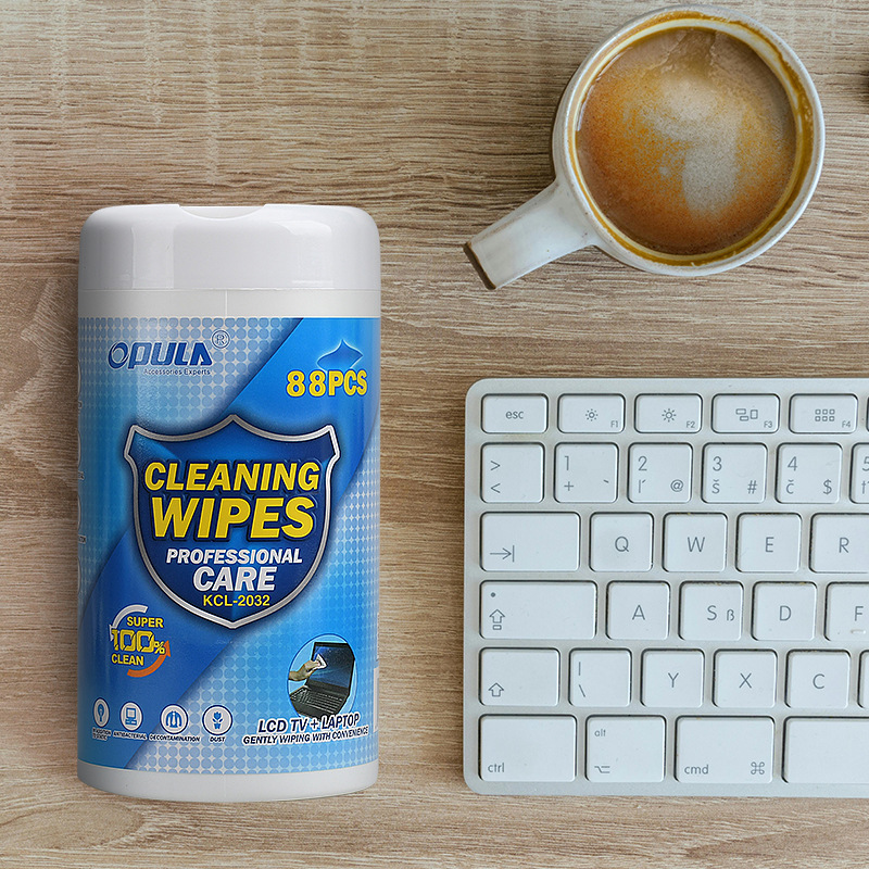TEMU cross-border best-selling multi-functional screen cleaning wet wipes, computer tablet and mobile phone wiping wet wipes, alcohol-free 88 cigarettes Application Scenario