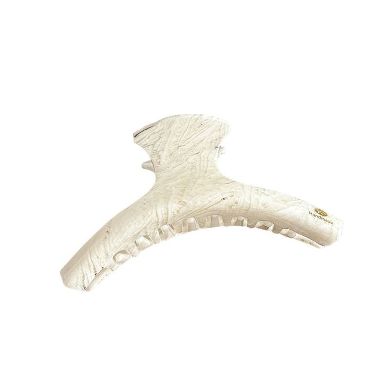 yd Korean acetic acid Shark Clip, france retro large scratch clip, high-end texture, back of the head hair clip Item Picture