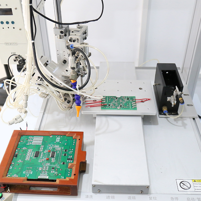 Fully automatic wire soldering machine ZN-HXJ automatic wire soldering machine, small soldering machine, automatic wire soldering machine, foot-operated wire soldering machine details Picture