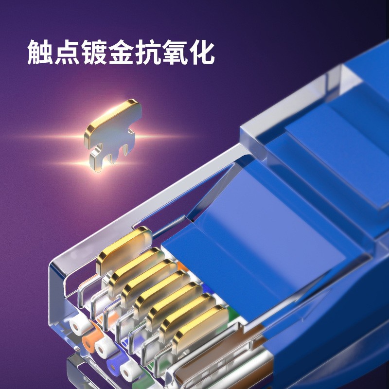 Philips CAT6 category 6 network cable for home high-speed gigabit broadband computer to router finished network patch cord details Picture