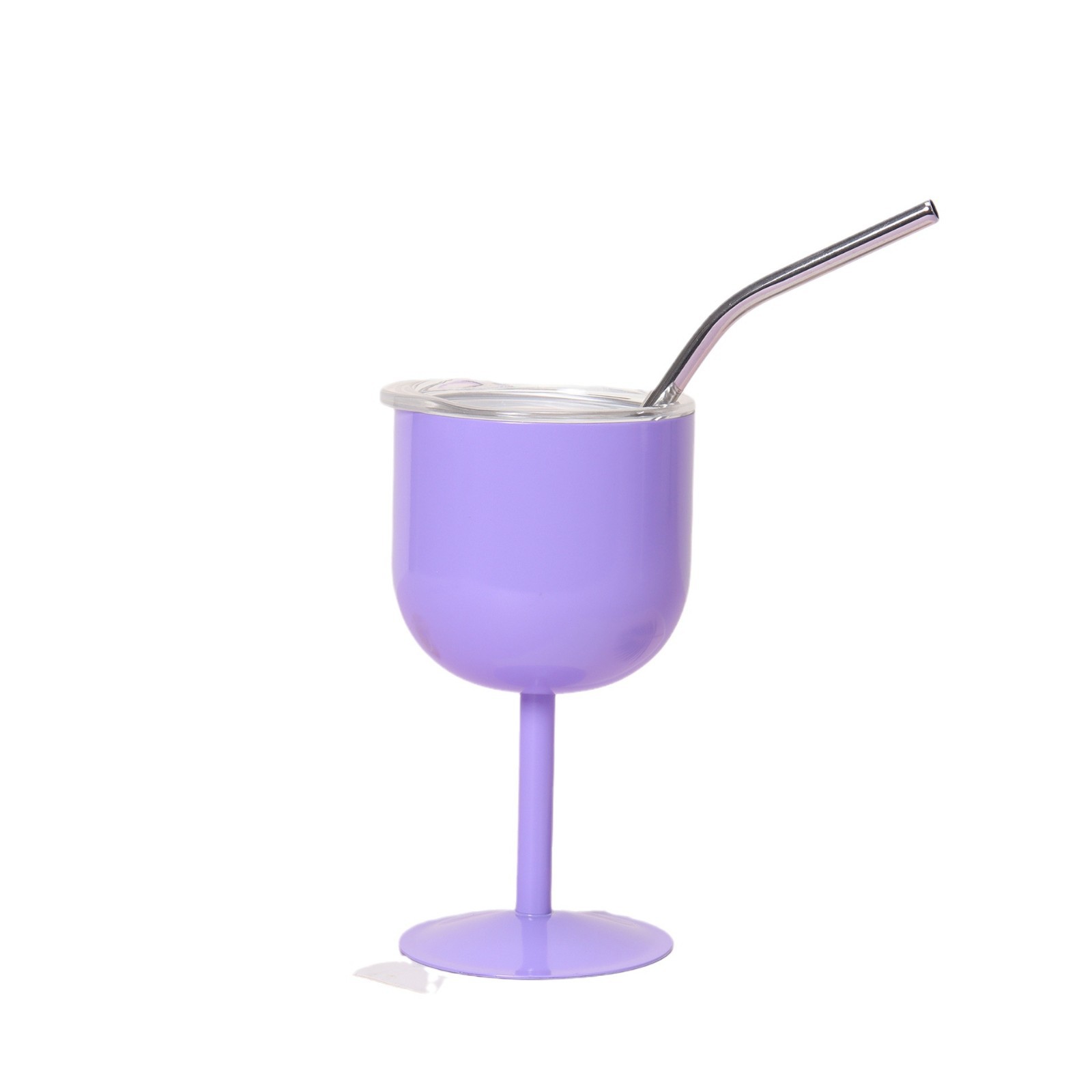 Cross-border 4oz tall glass with straw, candy and small spirits cup, 304 stainless steel vacuum double-layer mini champagne cup Application Scenario