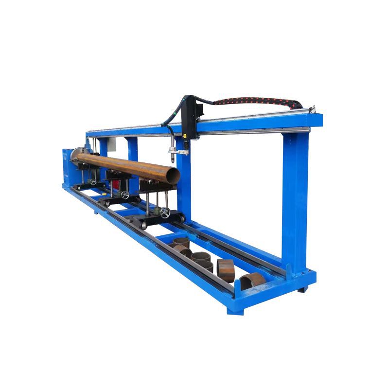Wholesale round pipe automatic two-axis plasma intersection line cutting machine, seamless stainless steel two-axis plasma cutting machine Item Picture