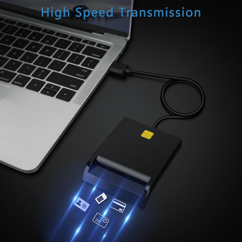 Cross-border HC65 smart usb card Reader Tax filing Bank card ID Card SIM IC ATM ID CACS mart Specification drawing