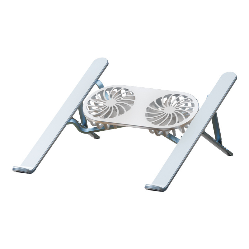 New notebook stand, metal computer stand, folding and lifting desktop and tablet stand, height-increasing heat sink Item Picture