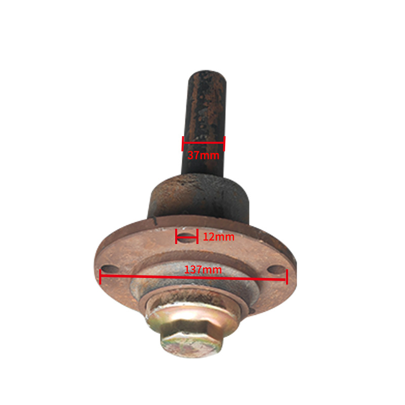 Trailer axle 5-hole with half shaft and 6206/6207 bearing carriage wheel axle flange head Item Picture