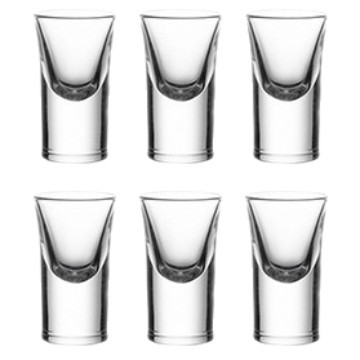 White spirit cup holder set, household transparent high-end glass wine dispenser, one-sip cup, wine cup, small wine glass for Chinese spirits Item Picture
