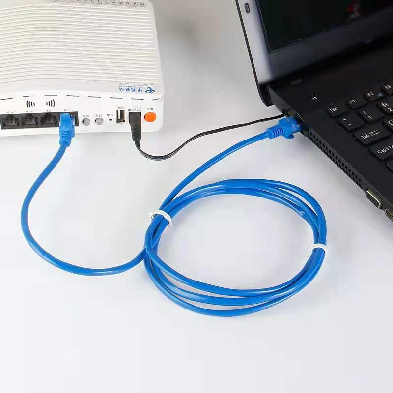 Category 5E finished network cable, computer patch cord, Category 5 unshielded network cable, CAT5E network router cable, 1-meter cable details Picture