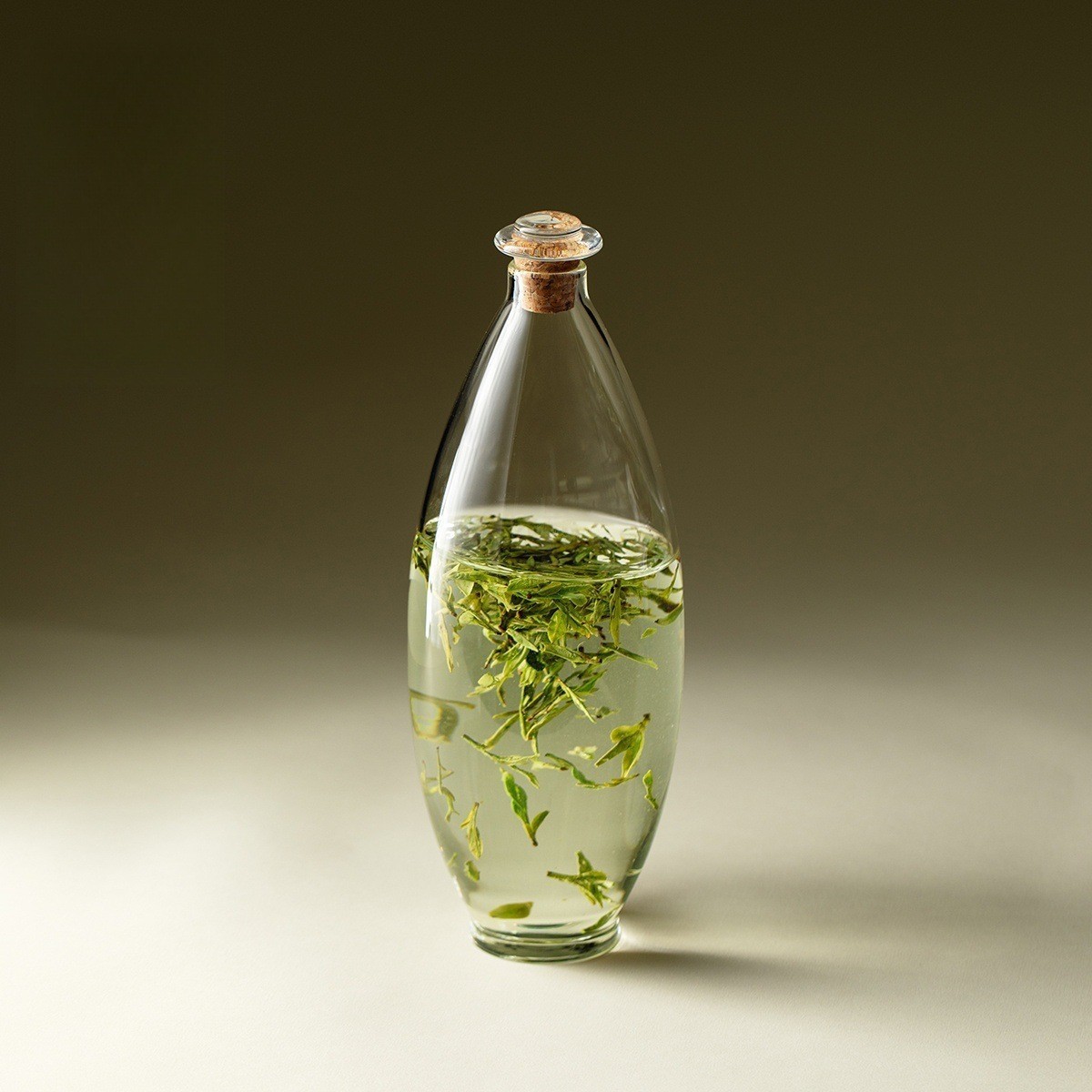 High borosilicate glass water drop cold brewing bottle, multi-functional transparent wine set, green tea heat and cold resistant tea set, high appearance level vase Specification drawing