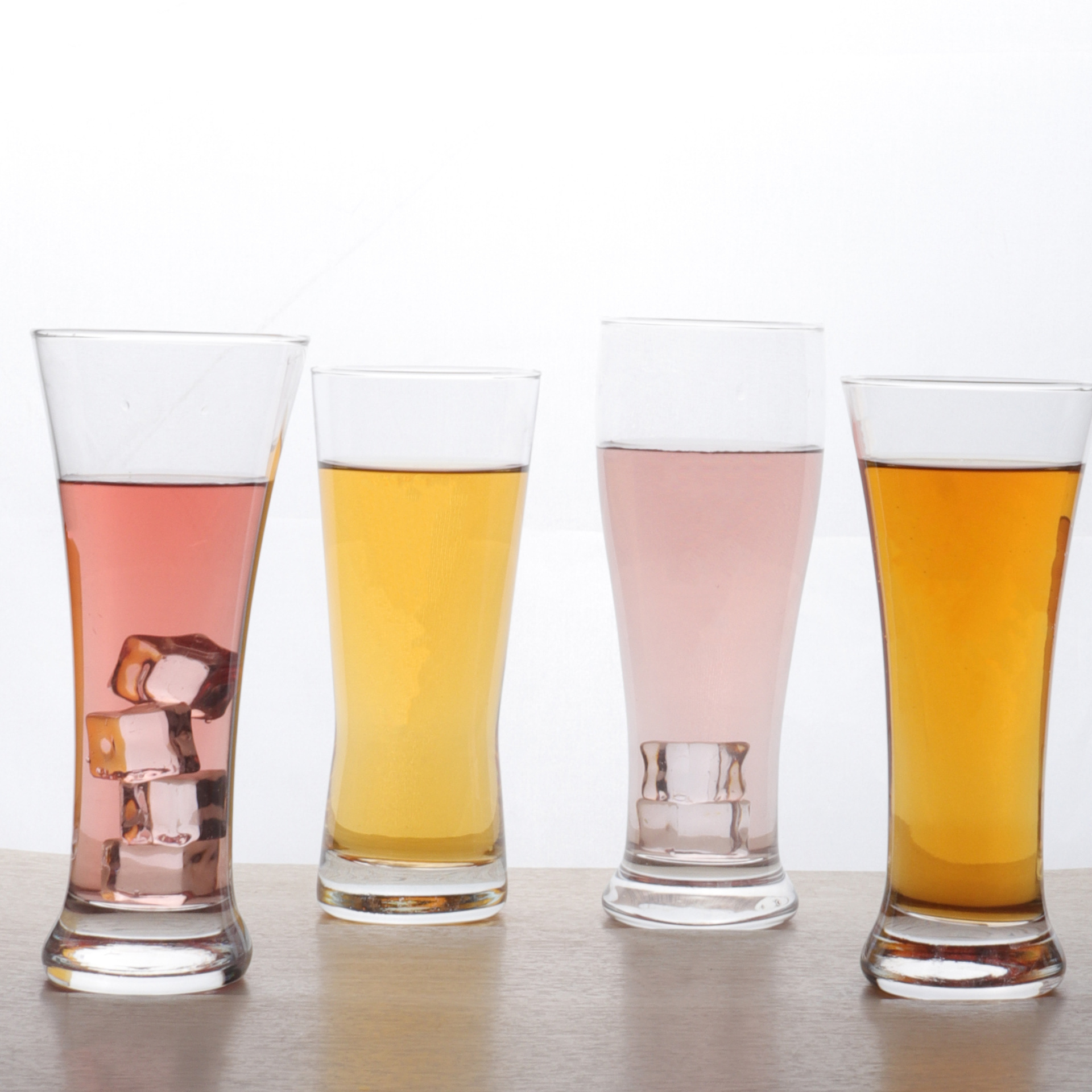 Craft beer glass, creative cinched waist draft beer glass, tall juice glass, personalized LOGO bar glass details Picture