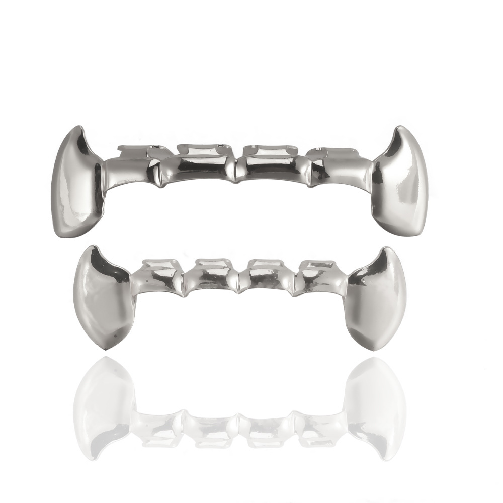 The manufacturer supplies fashionable and simple hollowed-out pointed hip-hop decorative teeth accessories for HIPHOP nightclubs and Halloween trendsetters Specification drawing