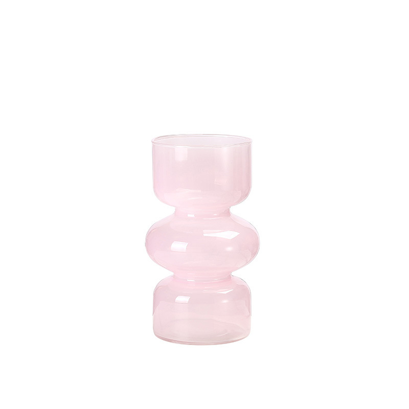 Creative irregular-shaped vases, irregular glass for home use, light luxury decorative items for living room dining tables, flower arrangements, hydroponic fresh flower vases Item Picture