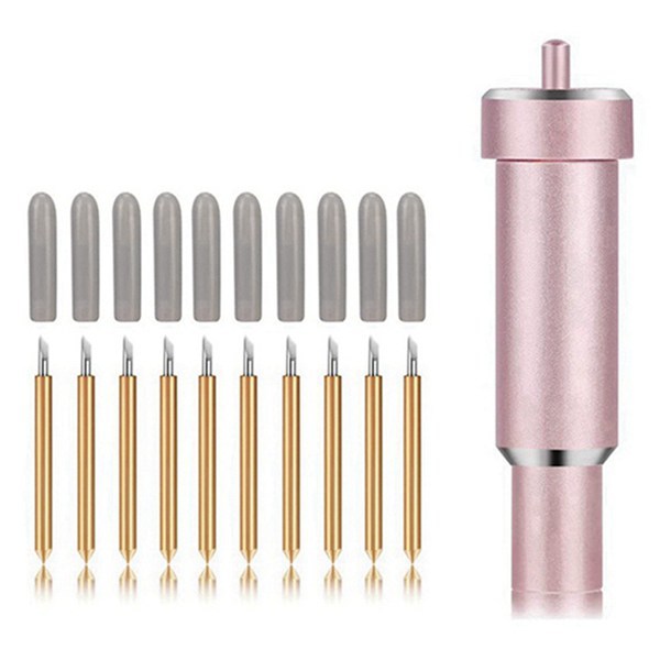 Roland engraving knife, golden Roland knife seat, universal cutting self-adhesive engraving blade, deep cutting knife seat Specification drawing