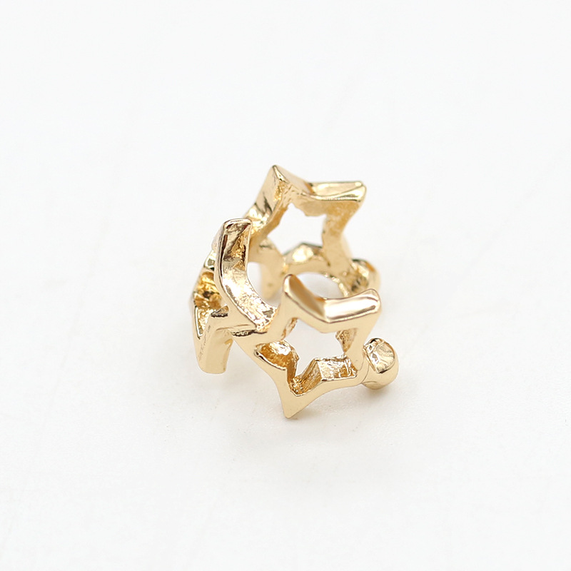 Spring's new best-selling no-hole star-shaped ear clip earrings and accessories are recommended for Korean girls Application Scenario