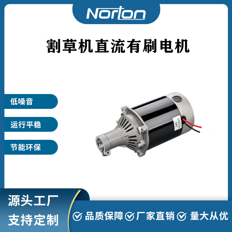 Zy9716-450w 48V permanent magnet brushed DC motor for lawn mower Application Scenario