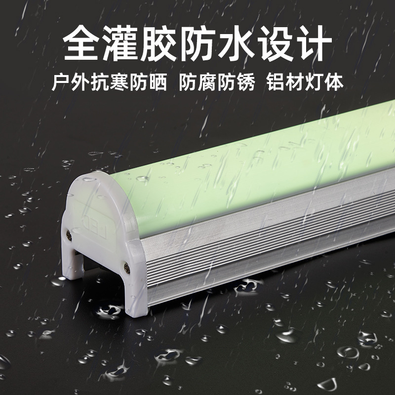 LED guardrail tubes, running horse line lights, seven-color contour lights, waterproof intelligent external control lighting, advertising signs, neon lights Specification drawing