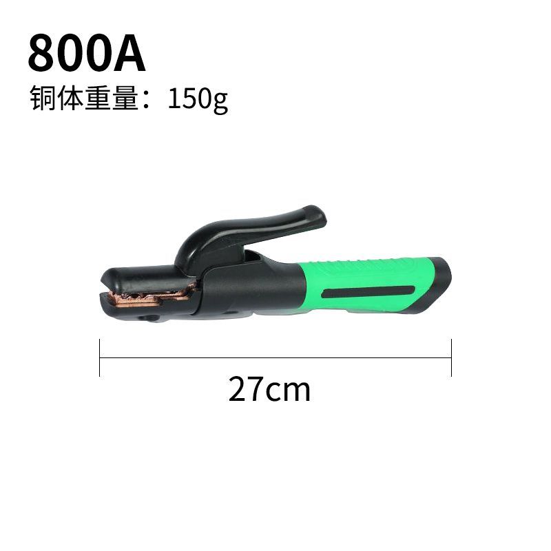 European-style welding pliers with nylon handle shells, weighted welding handles of 500A, 800A and 100A, made of pure copper, not hot to the touch and not broken when dropped undefined