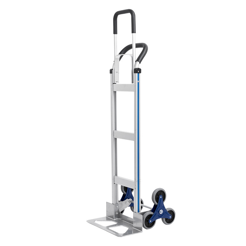 Aluminum alloy logistics hand-pushed tiger cart, two-wheeled hand-pulled cart for goods handling, thickened household heavy-duty king stair-climbing cart Application Scenario