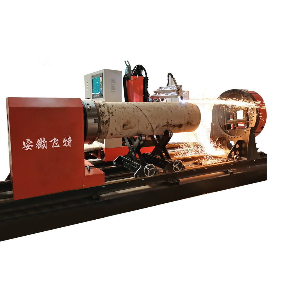 Manufacturer of large-diameter square and round pipe CNC intersection line bevel cutting machine and flame plasma pipe truss cutting machine undefined