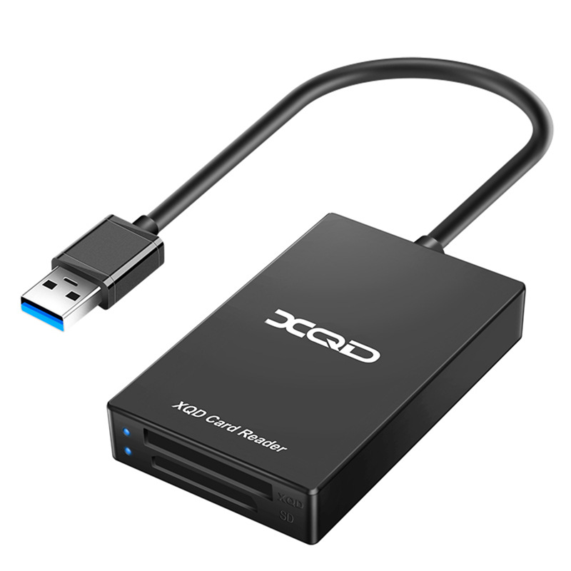 Rocketek multi-functional type-c to XQD card reader, USB 3.0 card reader, dedicated for M/G memory cards Item Picture
