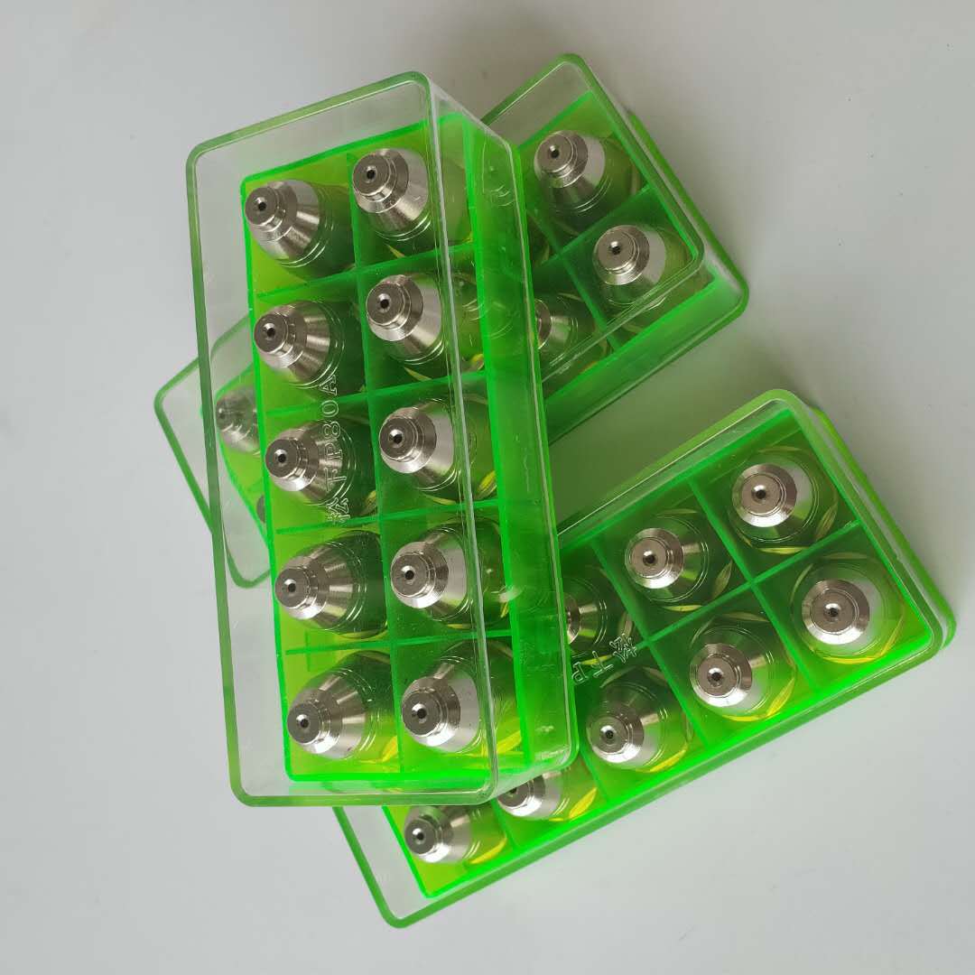 In-stock plasma cutting gun accessories LGK100/120A electrode nozzle Hafnium wire thickened nozzle Plasma cutting nozzle Application Scenario