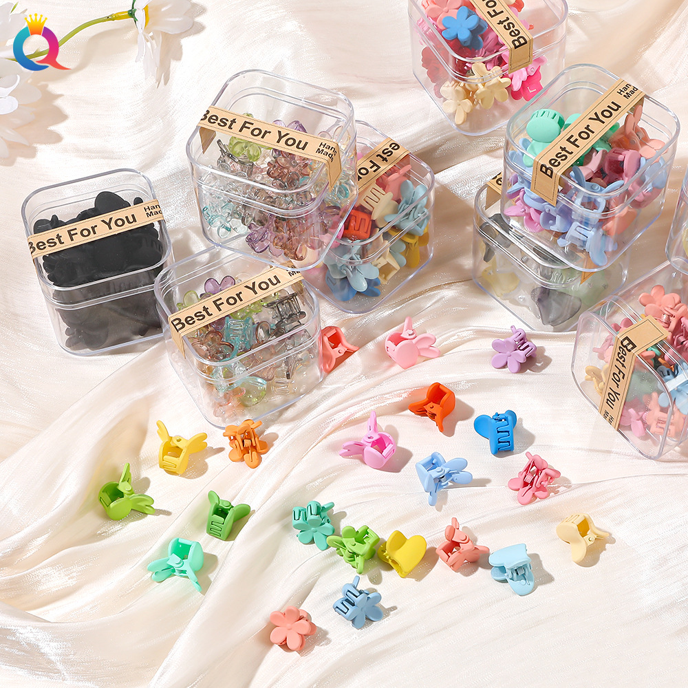 Qiyue Amazon Mini small clip, bangs clip, broken hair clip, children's side clip, hair accessory wholesale full figure