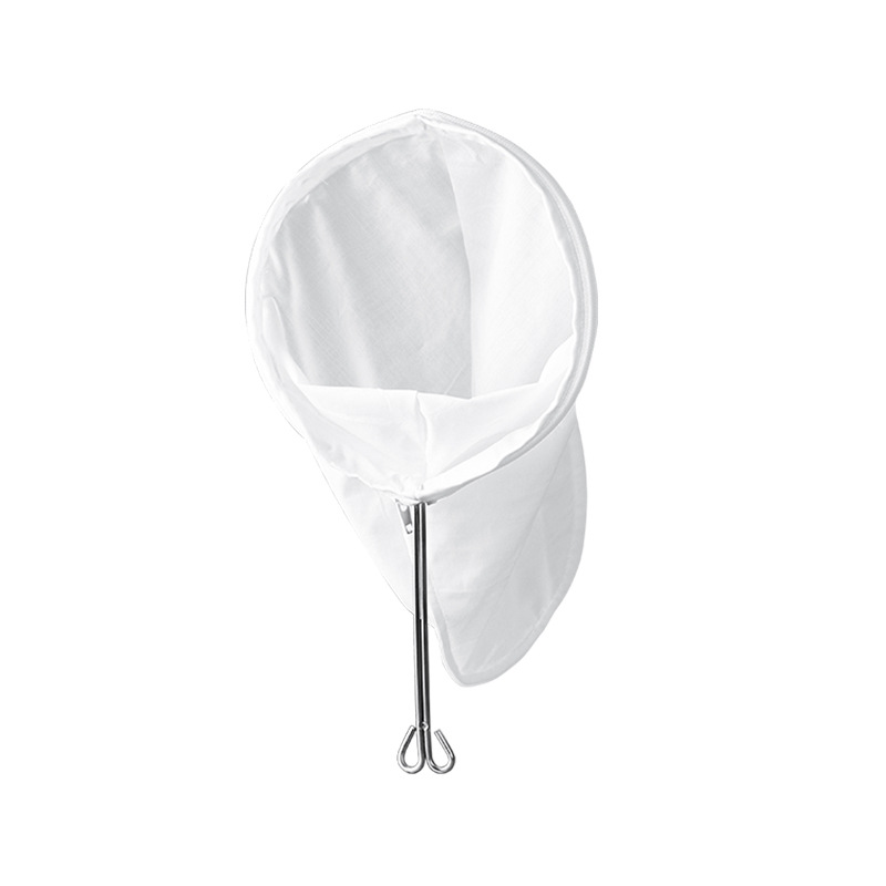 Wholesale of Hong Kong-style milk tea filter bags with steel rings, pull-out tea bags, silk stockings, tea bags, filter screens, and tea filter bags Item Picture