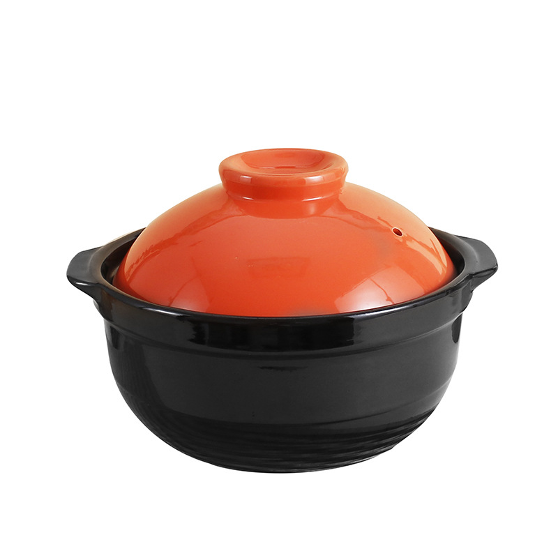 Household soup pot, lithium porcelain high-temperature resistant stewing pot, old-fashioned soup pot, gas stove model, large-capacity soup pot, gift wholesale Item Picture