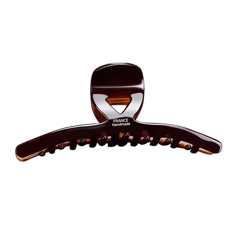 High-end acetate claw clip for women, large back of the head, shark clip, 2025 new retro style hair clip headwear Item Picture