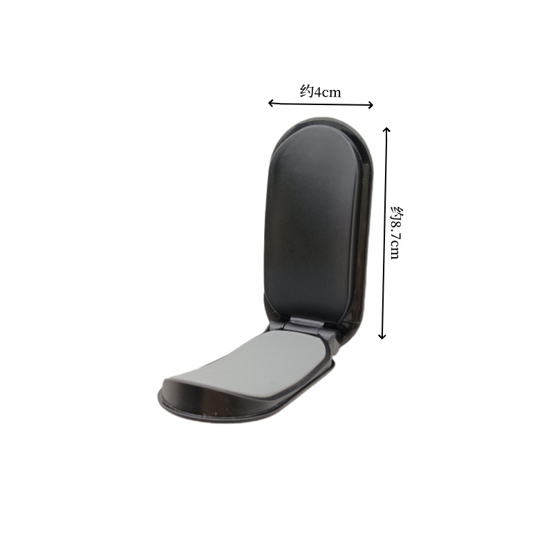 Headphone stand, over-ear headphone stand, magnetic gaming bracket, creative no-hole under-table hanging stand, headphone placement stand Specification drawing