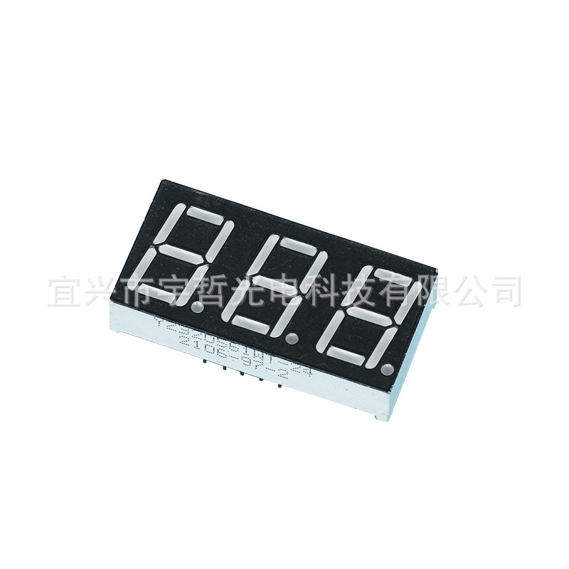 The manufacturer supplies 5631 three-digit digital tube led digital tube display module for common anode and cathode digital screens Item Picture