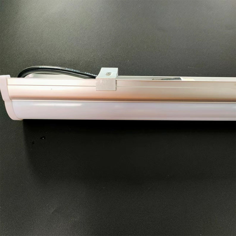 A seven-color light-changing animation effect, building lighting, architectural design, edge guardrail, external control, 8-section night economy display Application Scenario
