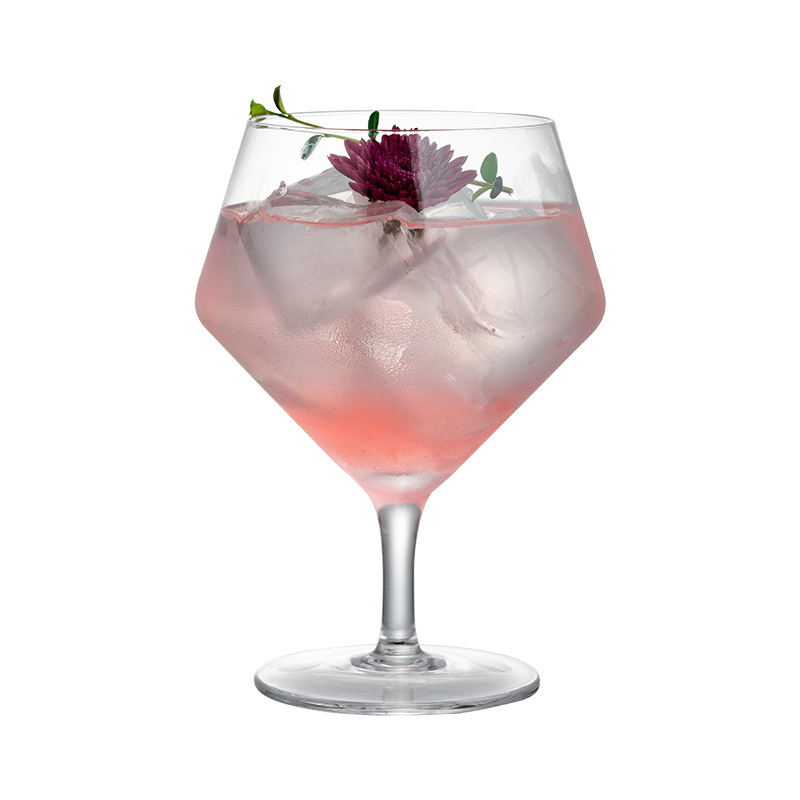 Diamond-shaped cocktail glasses, mixing glasses, gin and tonic glasses, highball glasses, glass brandy glasses, ambient wine glasses wholesale Item Picture