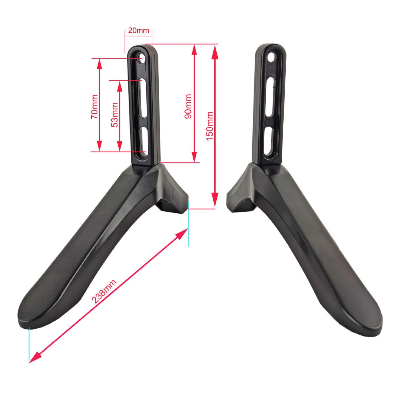 Universal TV stand, TV tripod support base, monitor stand, screen stand ST08 Item Picture