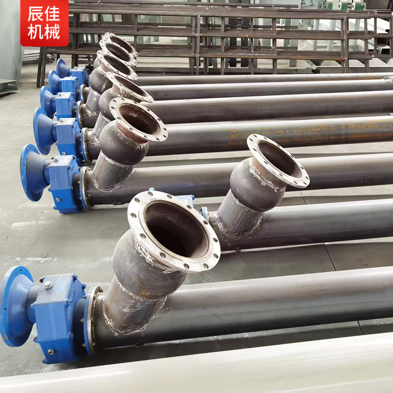Automatic feeding machine for mortar conveying on construction sites, screw cutter, batching machine, screw conveyor with screw lifting Specification drawing