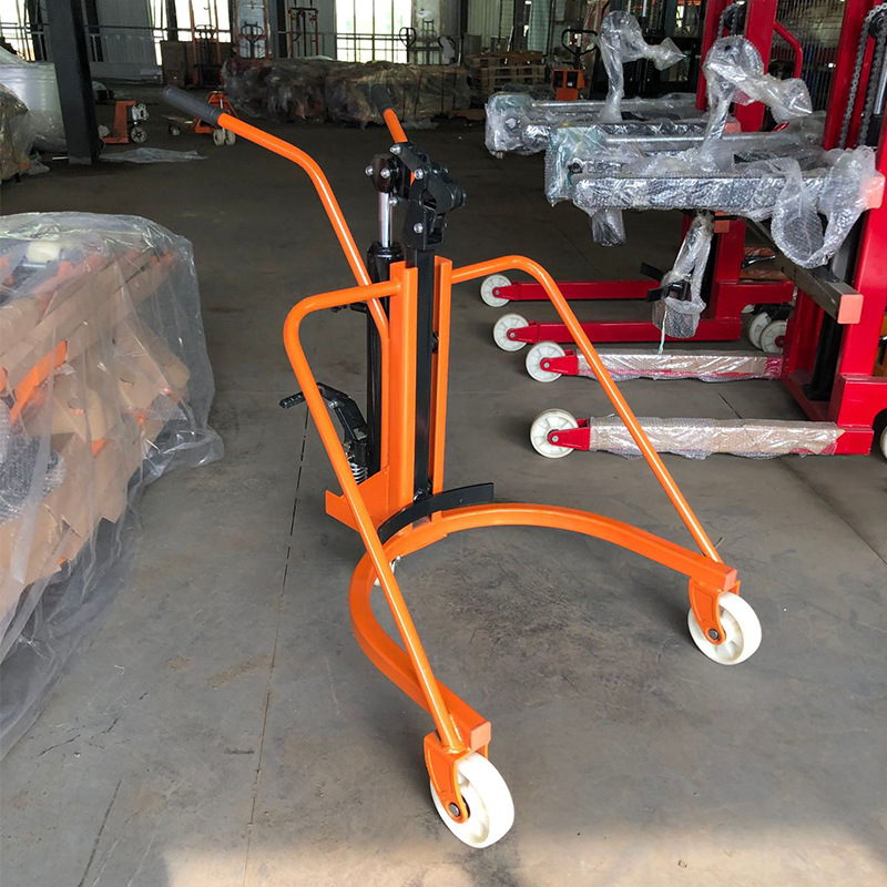 The oil drum lifting, unloading, reversing vehicle, foot pedal and hand push, transportation, stacking, loading and unloading, weighing, explosion-proof oil drum handling vehicle undefined