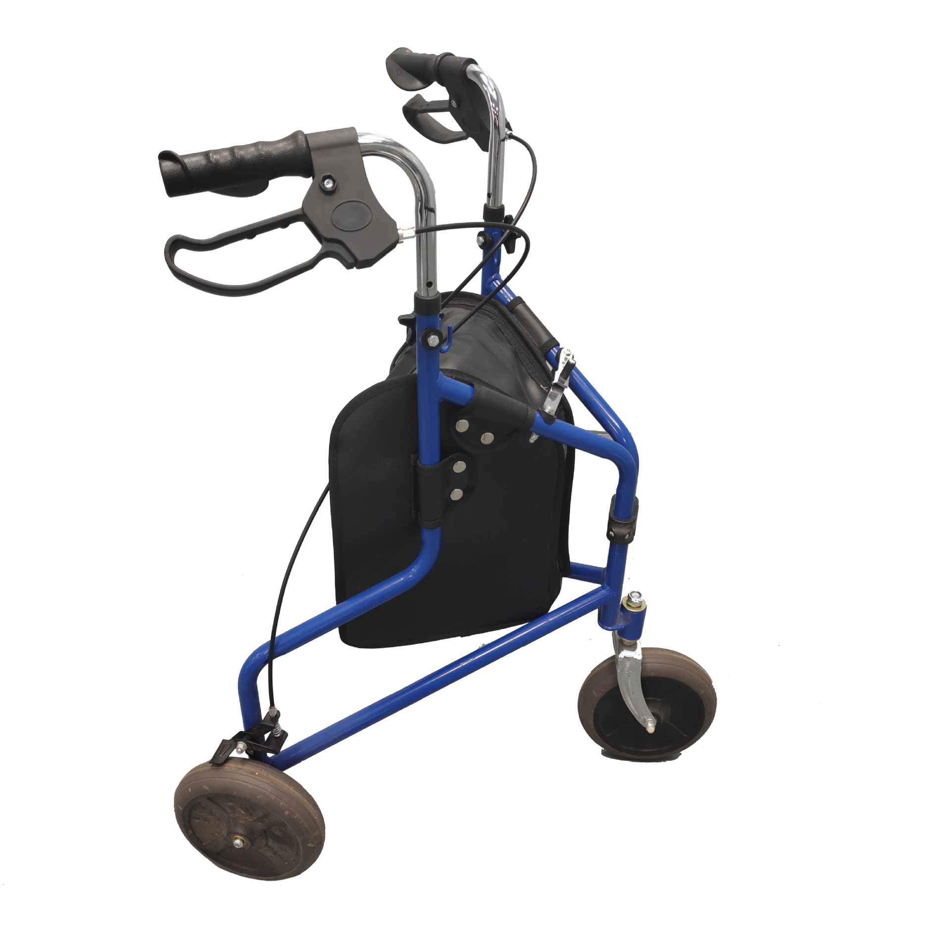 Hand-pushed electric bicycle, elderly mobility vehicle, multi-functional lightweight three-wheeled assisted handcart, mobility shopping cart Application Scenario