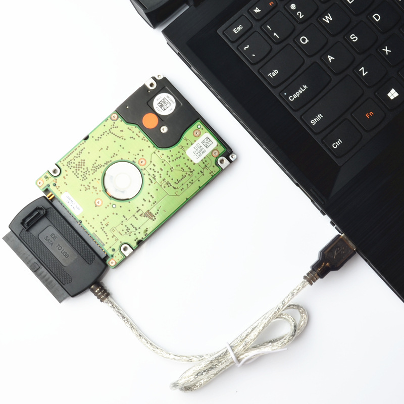 Three-in-one easy drive cable for foreign trade export, IDE/SATA to USB parallel/serial hard disk optical drive conversion cable full figure