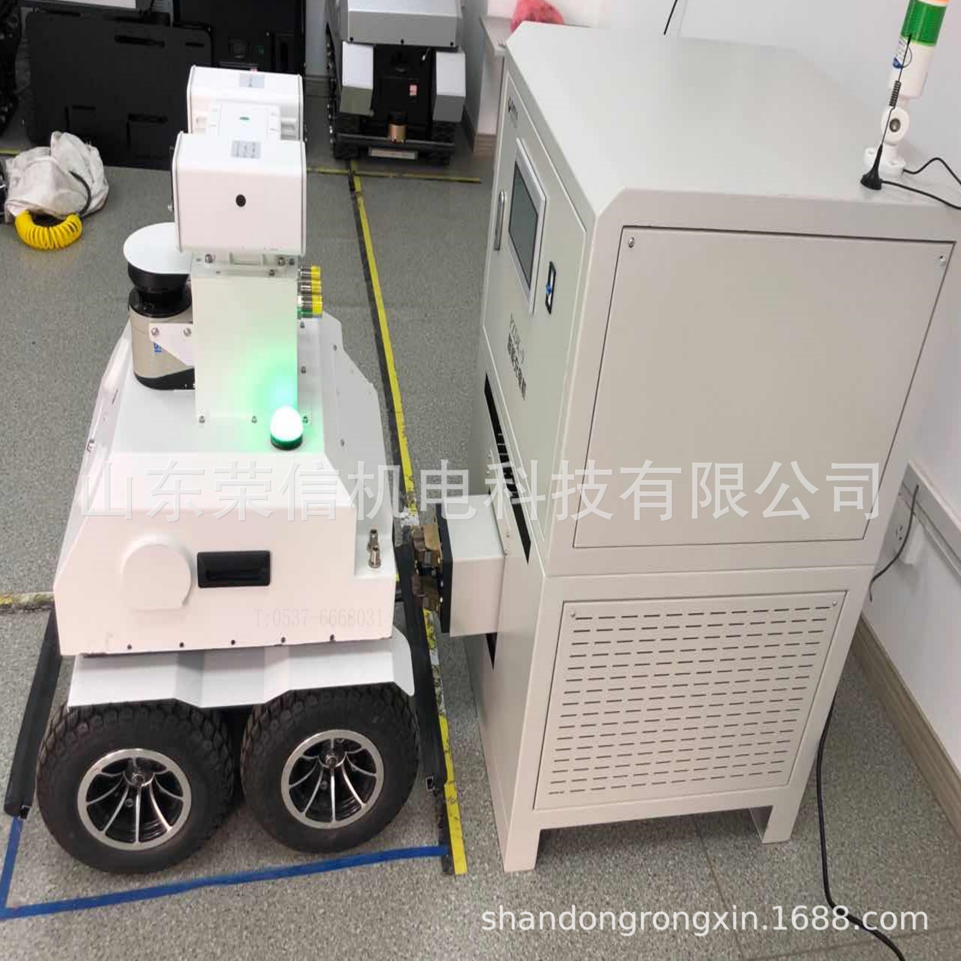 5G Smart Factory Intelligent Robot Distribution Room Substation Automatic Inspection Robot (Rich functions) full figure